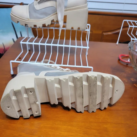 Mesh combat boots size 8.5 women's - Picture 6 of 7